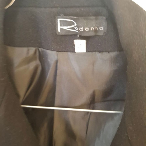 Black wool coat-jacket medium large new with zipper