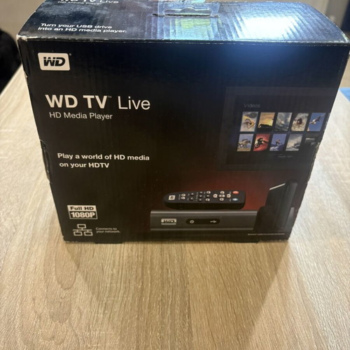 WD TV Live HD Media Player used, complete in box