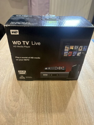 WD TV Live HD Media Player used, complete in box