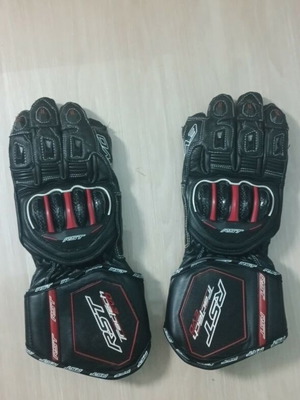 RST TracTech EVO racing leather gloves size Small like new