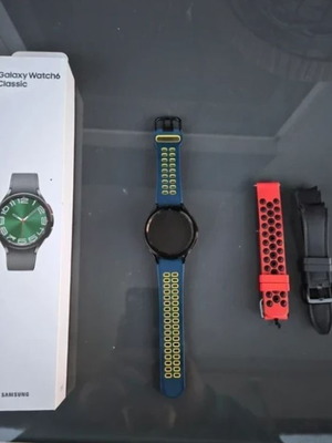 Samsung Galaxy Watch 6 Classic 47mm μεταχειρισμένο με 2 λουράκια