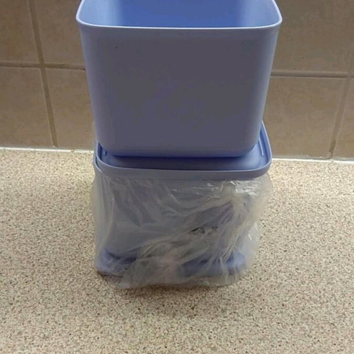 Tupperware square containers set 1lt new, 2 pieces
