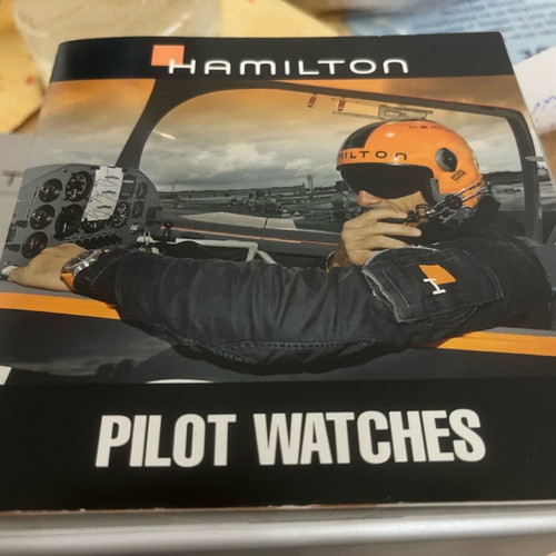 Ρολόι Hamilton Khaki X Wind μεταχειρισμένο, αυτόματο pilot style, μαύρο