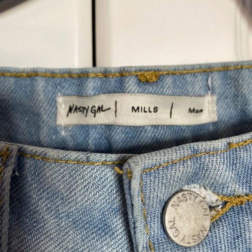 Nasty Gal mom fit jeans used, blue, size M