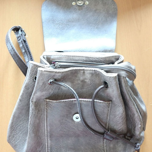 Backpack bag used, brown