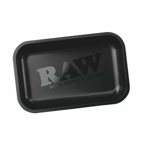 Raw Black Matte rolling tray 27.5 x 17.5cm new