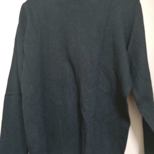 Naf Naf black lambswool cardigan like new, size XL