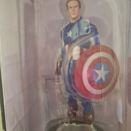 Captain America and Ironman statues like new
