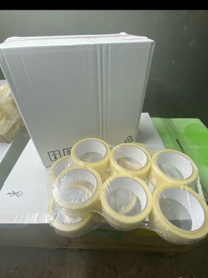 Transparent packing tapes 48mm x 60m, box of 72