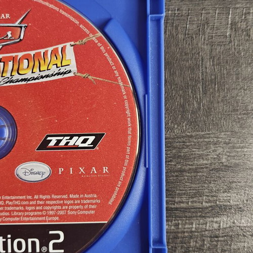 Cars Mater-National Championship PS2 game