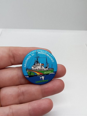 Κονκάρδα Greenpeace "Salvemos El Mediterraneo" like new