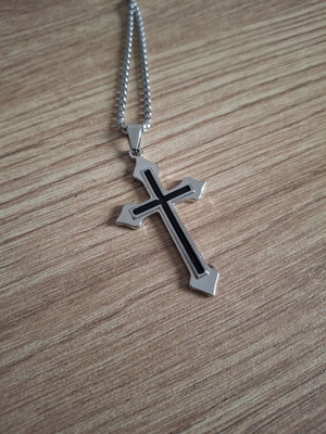 Cross Necklace stainless steel new