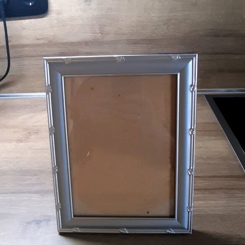 Silver photo frames used, pack of 10 pieces