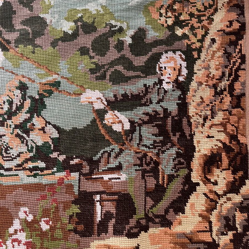 Handmade tapestry like new, large 1.06x0.74 m