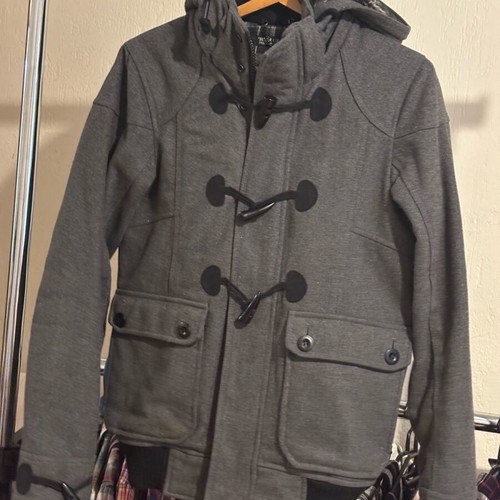 Montgomery wool jacket Pull & Bear like new, gray and black
