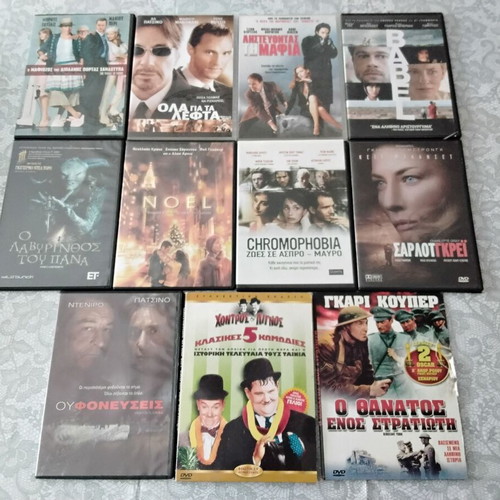 Foreign movies DVD set 46 like new with 5 comedy DVDs gift