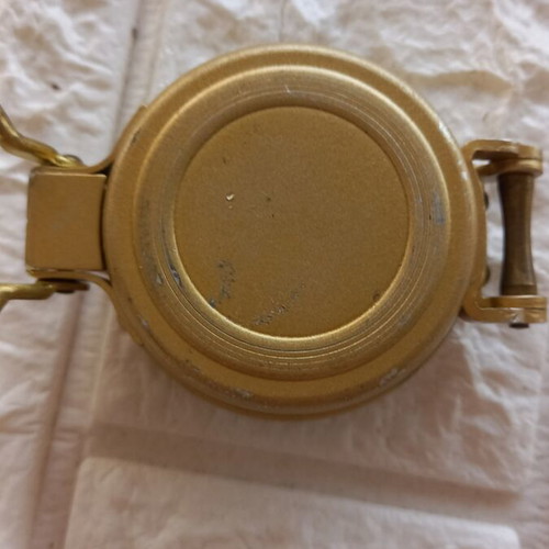 Vintage compass like new, military engineer style, diameter 6 cm
