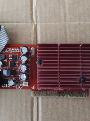 NVidia GeForce Gainward 6200 256MB DDR 64bit AGP graphics card used