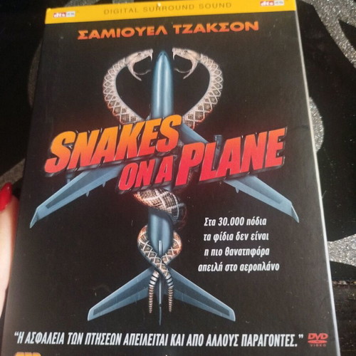 Snakes on a Plane DVD like new, thriller with subtitles