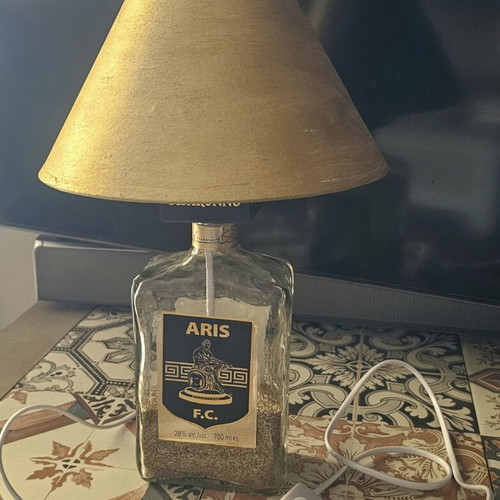 Aris lamp disaronno originale lamp with gold sand