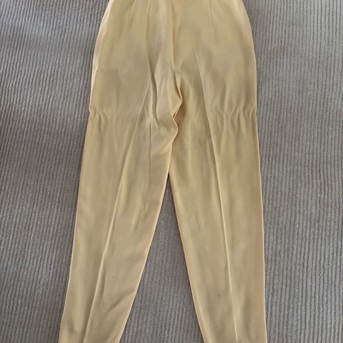 Laurel wool pants vintage (80s) used, yellow butter color