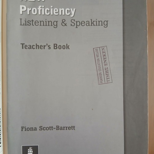 New Proficiency Listening & Speaking used English book