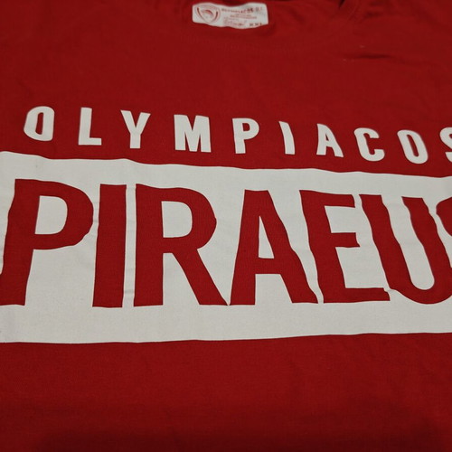 Authentic Olympiacos BC XXL T-shirt with minor print wear