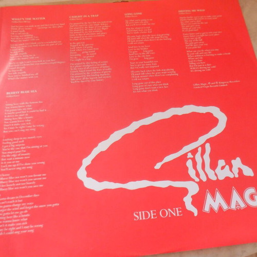 Gillan Magic LP vinyl like new, English pressing, double gatefold