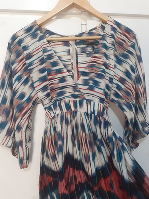 Zara women's printed blouse like new, size M