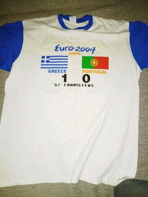 T-shirt Euro 2004 Final Greece National Team size L like new
