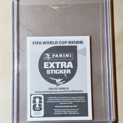 Luka Modrić Panini Extra Sticker new
