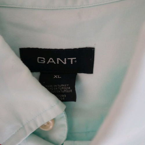 Gant shirt used, turquoise, size XL