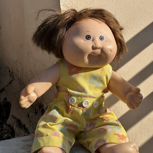 Vintage Cabbage Patch Kids doll Lachanoula used with original outfit