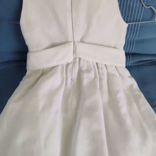 Lapin House girls' occasion dress like new, white, age 2