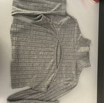 Crop top γκρι σαν καινούργιο, μέγεθος M