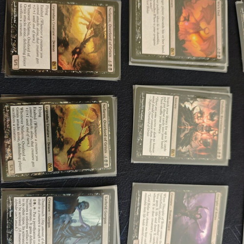MTG M13 Black Cards Collection like new with sleeves, 238 cards