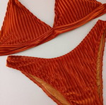 Velvet bikini set, size 44 medium tight