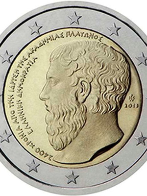 Ελλάδα 2 Ευρώ 2013 Πλάτωνας ακυκλοφόρητο