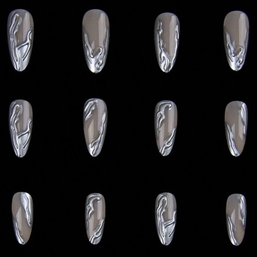 Press-on fake nails new, Mani2Go, set of 25 pieces