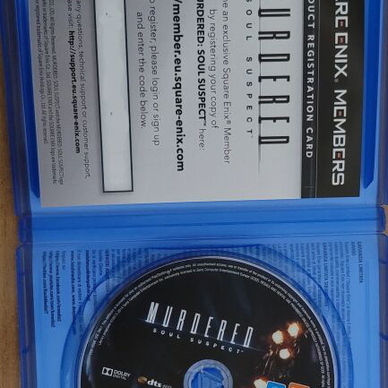 Murdered Soul Suspect Limited Edition PS4 game