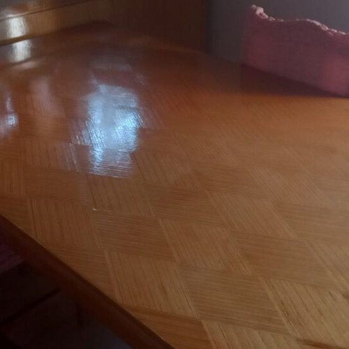 Handmade dining set with 4 chairs