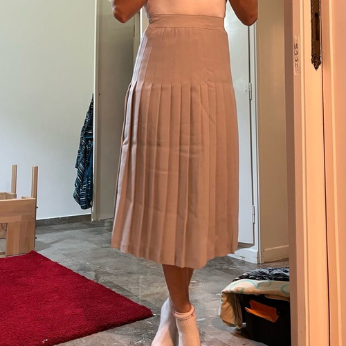 Pleated skirt gray like new