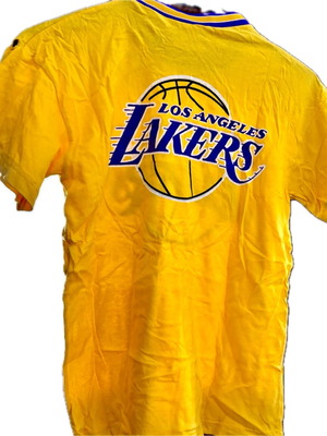 LA Lakers kids sports t-shirt new, yellow & purple