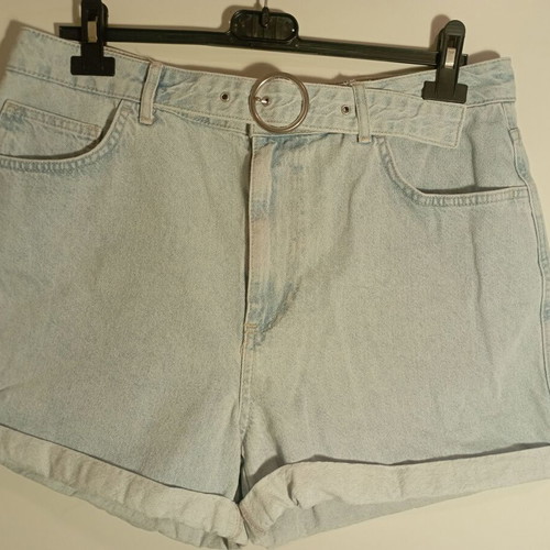 LCW denim shorts high waist with belt, like new, size L