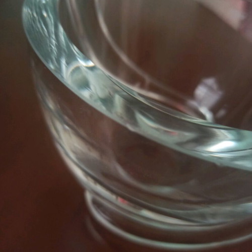 KROSNO crystal container used, Polish crystal