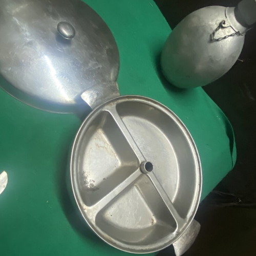 Aluminum Military Mess Kit Set used with Knife