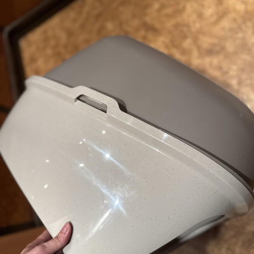 Cat litter tray very good condition, modern grey
