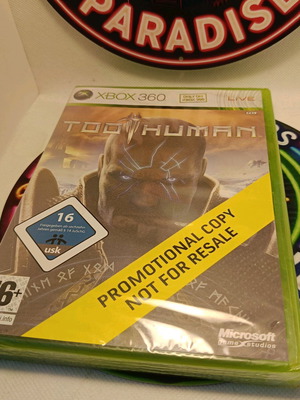 Too Human for Microsoft Xbox 360 used, sealed promotional copy