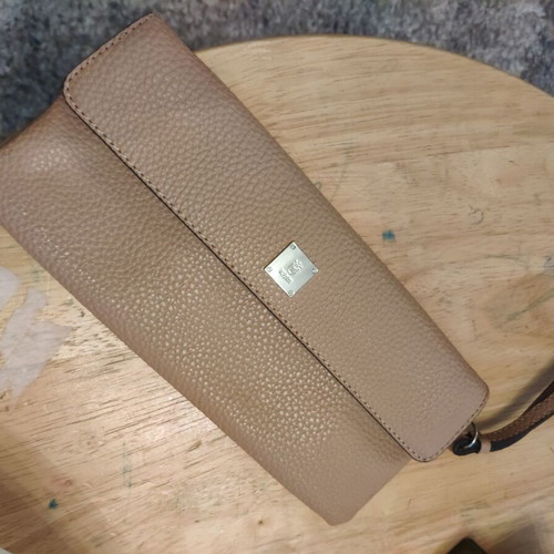 KEM clutch bags like new, gray and nude