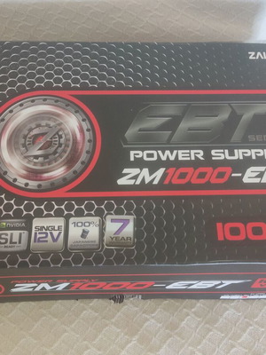 Τροφοδοτικό Zalman ZM1000-EBT 1000W 80+ Gold πλήρως modular ανακατασκευασμένο